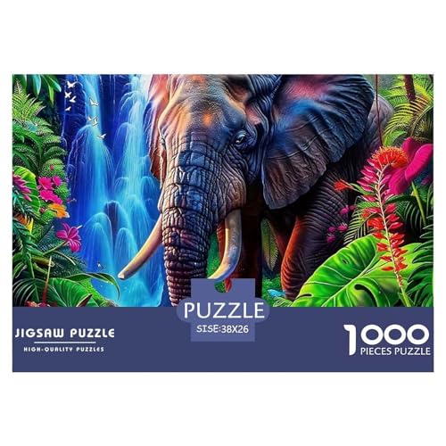 Elefant 1000 Teile Puzzle Für Erwachsene Und Kinder Mit Gemütliche Studie-Motiv Herausforderung Spielzeug 38x26cm/1000pcs Elefant 1000 Teile Puzzle Für Erwachsene Und Kinder Mit Gemütliche Studie-Motiv Herausforderung Spielzeug 38x26cm/1000pcs von VFQWPYAJN