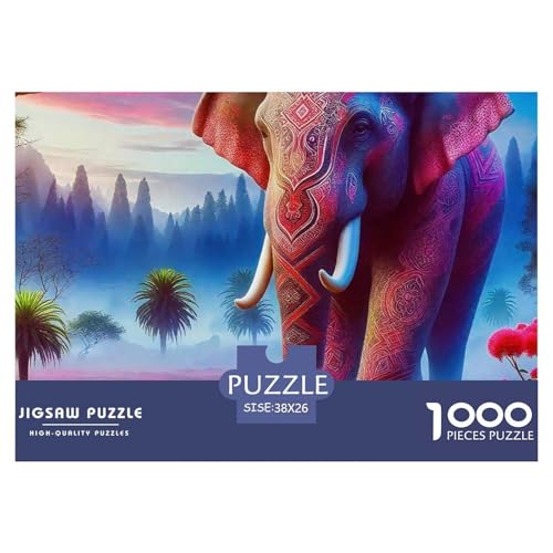 Elefant 1000 Teile Puzzle Für Erwachsene Und Kinder Mit Gemütliche Studie-Motiv Herausforderung Spielzeug 38x26cm/1000pcs Elefant 1000 Teile Puzzle Für Erwachsene Und Kinder Mit Gemütliche Studie-Motiv Herausforderung Spielzeug 38x26cm/1000pcs von VFQWPYAJN
