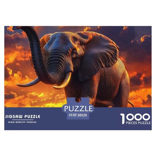 Elefant 1000 Teile Puzzle Für Erwachsene Und Kinder Mit Gemütliche Studie-Motiv Herausforderung Spielzeug 38x26cm/1000pcs Elefant 1000 Teile Puzzle Für Erwachsene Und Kinder Mit Gemütliche Studie-Motiv Herausforderung Spielzeug 38x26cm/1000pcs von VFQWPYAJN