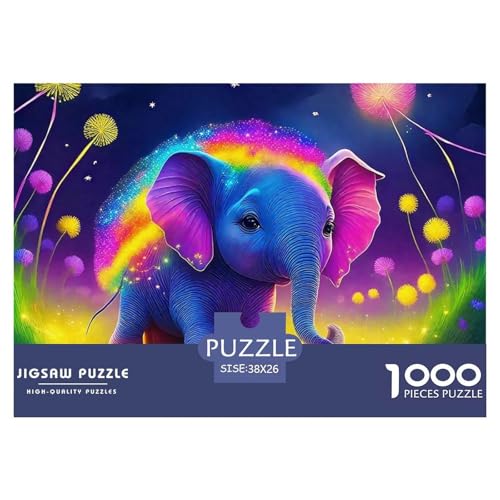 Elefant 1000 Teile Puzzle Für Erwachsene Und Kinder Puzzles-Geschenk Für Pädagogisches Spiel 38x26cm/1000pcs Elefant 1000 Teile Puzzle Für Erwachsene Und Kinder Puzzles-Geschenk Für Pädagogisches Spiel 38x26cm/1000pcs von VFQWPYAJN