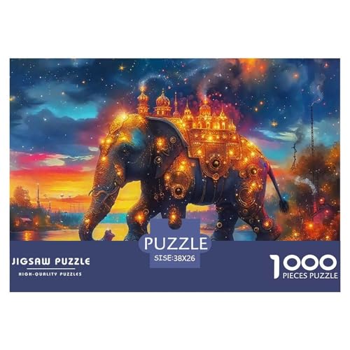 Elefant 1000 Teile Puzzle Für Erwachsene Und Kinder Puzzles-Geschenk Herausforderung Spielzeug 38x26cm/1000pcs Elefant 1000 Teile Puzzle Für Erwachsene Und Kinder Puzzles-Geschenk Herausforderung Spielzeug 38x26cm/1000pcs von VFQWPYAJN