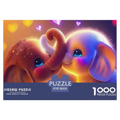 Elefant 1000 Teile Puzzle Für Erwachsene Und Kinder Puzzles-Geschenk Herausforderung Spielzeug 38x26cm/1000pcs Elefant 1000 Teile Puzzle Für Erwachsene Und Kinder Puzzles-Geschenk Herausforderung Spielzeug 38x26cm/1000pcs von VFQWPYAJN