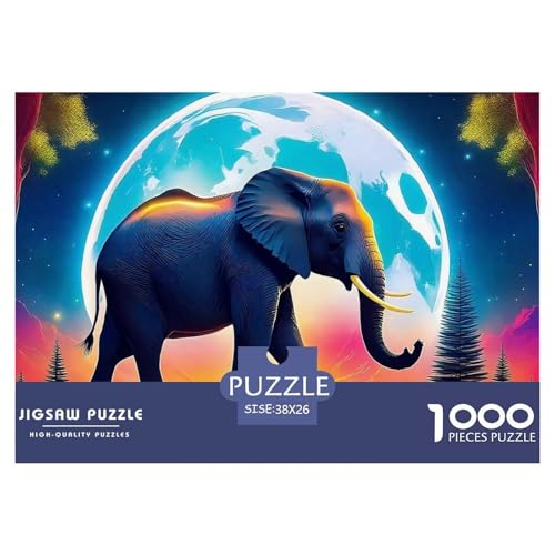 Elefant 1000 Teile Puzzle Für Erwachsene Und Kinder Puzzles-Geschenk Herausforderung Spielzeug 38x26cm/1000pcs Elefant 1000 Teile Puzzle Für Erwachsene Und Kinder Puzzles-Geschenk Herausforderung Spielzeug 38x26cm/1000pcs von VFQWPYAJN