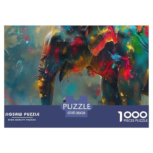 Elefant 1000 Teile Puzzle Für Erwachsene Und Kinder Puzzles-Geschenk Herausforderung Spielzeug 38x26cm/1000pcs Elefant 1000 Teile Puzzle Für Erwachsene Und Kinder Puzzles-Geschenk Herausforderung Spielzeug 38x26cm/1000pcs von VFQWPYAJN