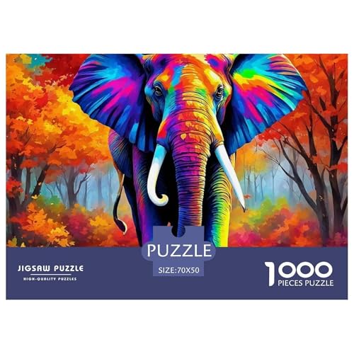 Elefant 1000 Teile Puzzle Für Erwachsene Und Kinder Puzzles-Geschenk Herausforderung Spielzeug 70x50cm/1000pcs Elefant 1000 Teile Puzzle Für Erwachsene Und Kinder Puzzles-Geschenk Herausforderung Spielzeug 70x50cm/1000pcs von VFQWPYAJN