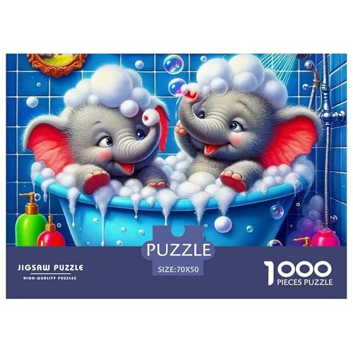Elefant 1000 Teile Puzzle Für Erwachsene Und Kinder Puzzles-Geschenk Herausforderung Spielzeug 70x50cm/1000pcs Elefant 1000 Teile Puzzle Für Erwachsene Und Kinder Puzzles-Geschenk Herausforderung Spielzeug 70x50cm/1000pcs von VFQWPYAJN