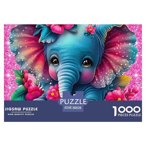 Elefant Puzzle 1000 Teile Für Erwachsene Clevere Rätsel Herausforderung Spielzeug 38x26cm/1000pcs Elefant Puzzle 1000 Teile Für Erwachsene Clevere Rätsel Herausforderung Spielzeug 38x26cm/1000pcs von VFQWPYAJN