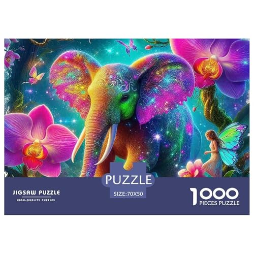 Elefant Puzzle 1000 Teile Für Erwachsene Kinder Clevere Rätsel Für Pädagogisches Spiel 70x50cm/1000pcs Elefant Puzzle 1000 Teile Für Erwachsene Kinder Clevere Rätsel Für Pädagogisches Spiel 70x50cm/1000pcs von VFQWPYAJN