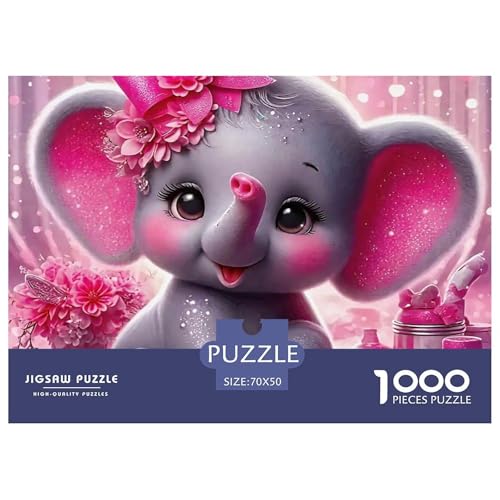 Elefant Puzzle 1000 Teile Für Erwachsene Kinder Clevere Rätsel Herausforderung Spielzeug 70x50cm/1000pcs Elefant Puzzle 1000 Teile Für Erwachsene Kinder Clevere Rätsel Herausforderung Spielzeug 70x50cm/1000pcs von VFQWPYAJN