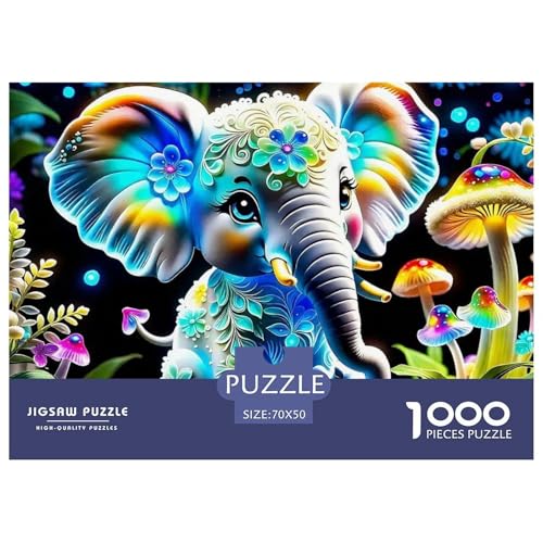 Elefant Puzzle 1000 Teile Für Erwachsene Kinder Mit Gemütliche Studie-Motiv Für Pädagogisches Spiel 70x50cm/1000pcs Elefant Puzzle 1000 Teile Für Erwachsene Kinder Mit Gemütliche Studie-Motiv Für Pädagogisches Spiel 70x50cm/1000pcs von VFQWPYAJN