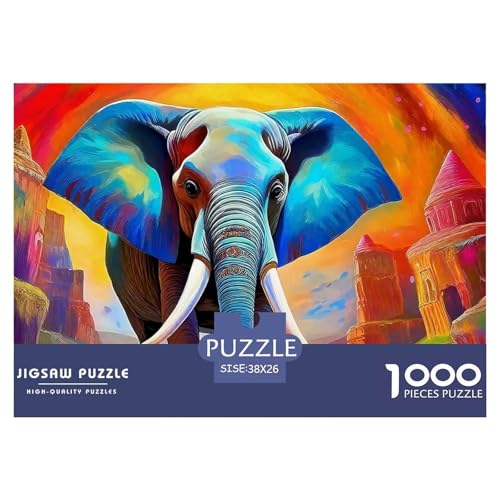 Elefant Puzzle 1000 Teile Für Erwachsene Kinder Mit Gemütliche Studie-Motiv Herausforderung Spielzeug 38x26cm/1000pcs Elefant Puzzle 1000 Teile Für Erwachsene Kinder Mit Gemütliche Studie-Motiv Herausforderung Spielzeug 38x26cm/1000pcs von VFQWPYAJN