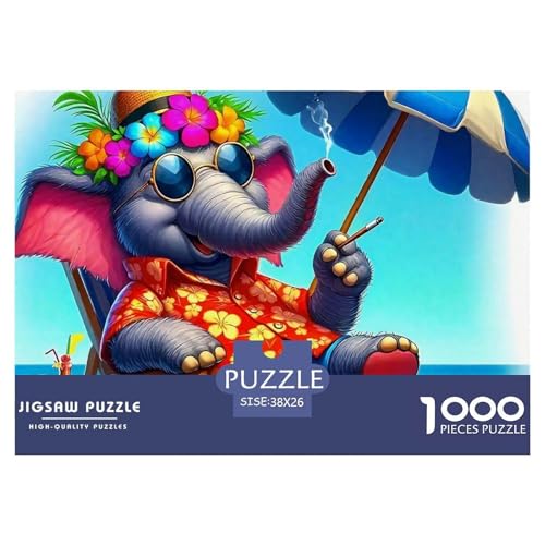 Elefant Puzzle 1000 Teile Für Erwachsene Kinder Mit Gemütliche Studie-Motiv Impossible Game 38x26cm/1000pcs Elefant Puzzle 1000 Teile Für Erwachsene Kinder Mit Gemütliche Studie-Motiv Impossible Game 38x26cm/1000pcs von VFQWPYAJN