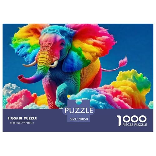 Elefant Puzzle 1000 Teile Für Erwachsene Kinder Mit Gemütliche Studie-Motiv Impossible Game 70x50cm/1000pcs Elefant Puzzle 1000 Teile Für Erwachsene Kinder Mit Gemütliche Studie-Motiv Impossible Game 70x50cm/1000pcs von VFQWPYAJN