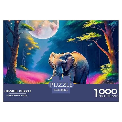 Elefant Puzzle 1000 Teile Für Erwachsene Puzzles-Geschenk Herausforderung Spielzeug 38x26cm/1000pcs Elefant Puzzle 1000 Teile Für Erwachsene Puzzles-Geschenk Herausforderung Spielzeug 38x26cm/1000pcs von VFQWPYAJN