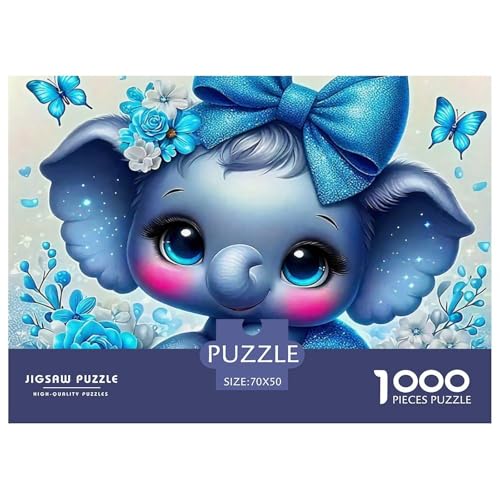 Elefant Puzzle 1000 Teile Für Erwachsene Puzzles-Geschenk Herausforderung Spielzeug 70x50cm/1000pcs Elefant Puzzle 1000 Teile Für Erwachsene Puzzles-Geschenk Herausforderung Spielzeug 70x50cm/1000pcs von VFQWPYAJN