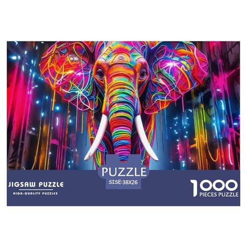 Elefant Puzzle 1000 Teile Für Erwachsene Puzzles-Geschenk Impossible Game 38x26cm/1000pcs Elefant Puzzle 1000 Teile Für Erwachsene Puzzles-Geschenk Impossible Game 38x26cm/1000pcs von VFQWPYAJN
