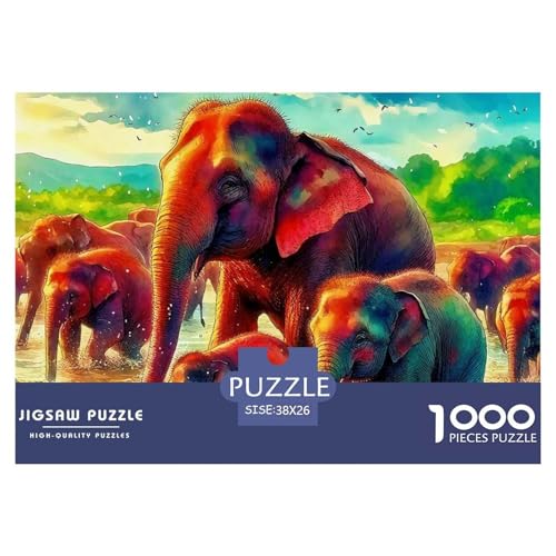 Elefant Puzzle 1000 Teile Für Erwachsene Und Kinder Ab 14 Jahren Mit Gemütliche Studie-Motiv Impossible Game 38x26cm/1000pcs Elefant Puzzle 1000 Teile Für Erwachsene Und Kinder Ab 14 Jahren Mit Gemütliche Studie-Motiv Impossible Game 38x26cm/1000pcs von VFQWPYAJN