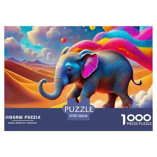 Elefant Puzzle 1000 Teile Für Erwachsene Und Kinder Ab 14 Jahren Puzzles-Geschenk Herausforderung Spielzeug 38x26cm/1000pcs Elefant Puzzle 1000 Teile Für Erwachsene Und Kinder Ab 14 Jahren Puzzles-Geschenk Herausforderung Spielzeug 38x26cm/1000pcs von VFQWPYAJN