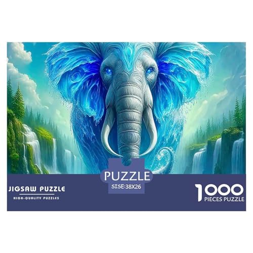 Elefant Puzzle 1000 Teile Für Erwachsene Und Kinder Clevere Rätsel Herausforderung Spielzeug 38x26cm/1000pcs Elefant Puzzle 1000 Teile Für Erwachsene Und Kinder Clevere Rätsel Herausforderung Spielzeug 38x26cm/1000pcs von VFQWPYAJN
