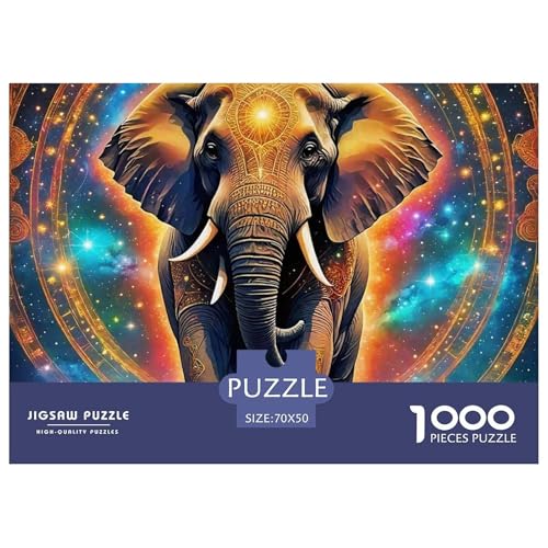 Elefant Puzzle 1000 Teile Für Erwachsene Und Kinder Clevere Rätsel Herausforderung Spielzeug 70x50cm/1000pcs Elefant Puzzle 1000 Teile Für Erwachsene Und Kinder Clevere Rätsel Herausforderung Spielzeug 70x50cm/1000pcs von VFQWPYAJN