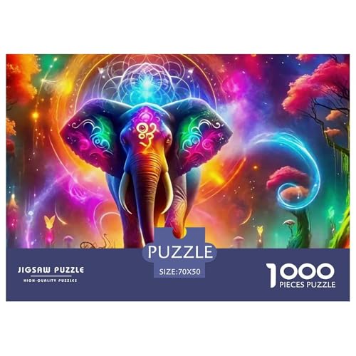 Elefant Puzzle 1000 Teile Für Erwachsene Und Kinder Clevere Rätsel Impossible Game 70x50cm/1000pcs Elefant Puzzle 1000 Teile Für Erwachsene Und Kinder Clevere Rätsel Impossible Game 70x50cm/1000pcs von VFQWPYAJN