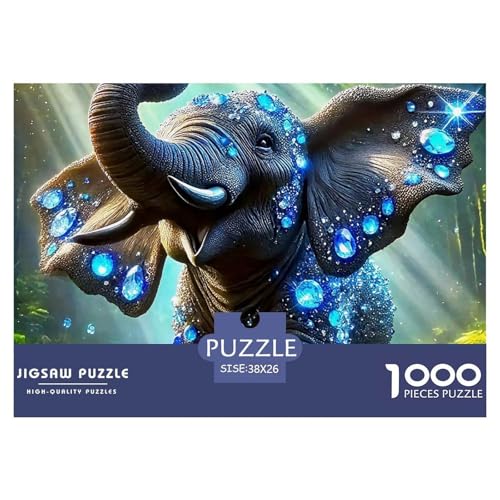 Elefant Puzzle 1000 Teile Für Erwachsene Und Kinder Mit Gemütliche Studie-Motiv Für Pädagogisches Spiel 38x26cm/1000pcs Elefant Puzzle 1000 Teile Für Erwachsene Und Kinder Mit Gemütliche Studie-Motiv Für Pädagogisches Spiel 38x26cm/1000pcs von VFQWPYAJN