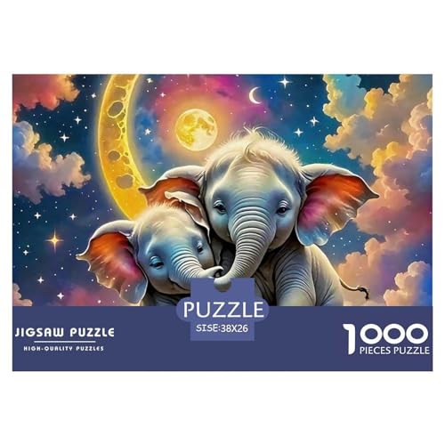 Elefant Puzzle 1000 Teile Für Erwachsene Und Kinder Mit Gemütliche Studie-Motiv Herausforderung Spielzeug 38x26cm/1000pcs Elefant Puzzle 1000 Teile Für Erwachsene Und Kinder Mit Gemütliche Studie-Motiv Herausforderung Spielzeug 38x26cm/1000pcs von VFQWPYAJN