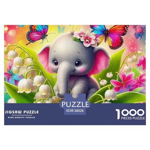 Elefant Puzzle 1000 Teile Für Erwachsene Und Kinder Mit Gemütliche Studie-Motiv Herausforderung Spielzeug 38x26cm/1000pcs Elefant Puzzle 1000 Teile Für Erwachsene Und Kinder Mit Gemütliche Studie-Motiv Herausforderung Spielzeug 38x26cm/1000pcs von VFQWPYAJN