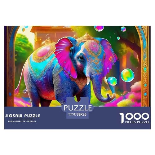 Elefant Puzzle 1000 Teile Für Erwachsene Und Kinder Puzzles-Geschenk Herausforderung Spielzeug 38x26cm/1000pcs Elefant Puzzle 1000 Teile Für Erwachsene Und Kinder Puzzles-Geschenk Herausforderung Spielzeug 38x26cm/1000pcs von VFQWPYAJN
