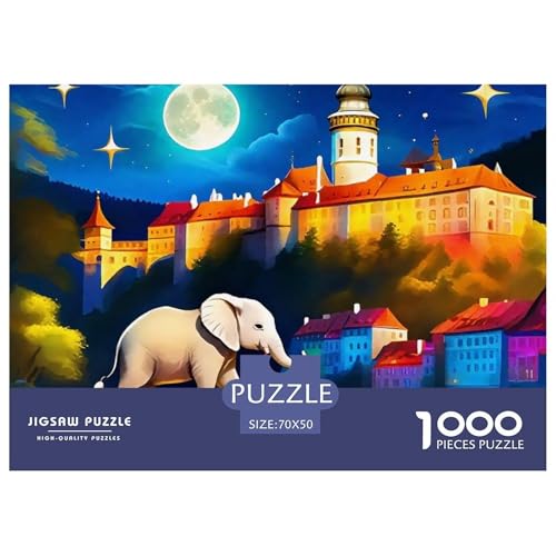 Elefant Puzzle 1000 Teile Für Erwachsene Und Kinder Puzzles-Geschenk Herausforderung Spielzeug 70x50cm/1000pcs Elefant Puzzle 1000 Teile Für Erwachsene Und Kinder Puzzles-Geschenk Herausforderung Spielzeug 70x50cm/1000pcs von VFQWPYAJN