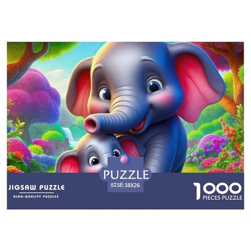 Elefanten 1000 Teile Puzzle Für Erwachsene Clevere Rätsel Herausforderung Spielzeug 38x26cm/1000pcs Elefanten 1000 Teile Puzzle Für Erwachsene Clevere Rätsel Herausforderung Spielzeug 38x26cm/1000pcs von VFQWPYAJN