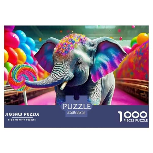 Elefanten 1000 Teile Puzzle Für Erwachsene Mit Gemütliche Studie-Motiv Herausforderung Spielzeug 38x26cm/1000pcs Elefanten 1000 Teile Puzzle Für Erwachsene Mit Gemütliche Studie-Motiv Herausforderung Spielzeug 38x26cm/1000pcs von VFQWPYAJN