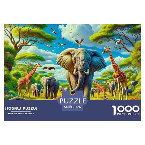 Elefanten 1000 Teile Puzzle Für Erwachsene Mit Gemütliche Studie-Motiv Herausforderung Spielzeug 38x26cm/1000pcs Elefanten 1000 Teile Puzzle Für Erwachsene Mit Gemütliche Studie-Motiv Herausforderung Spielzeug 38x26cm/1000pcs von VFQWPYAJN