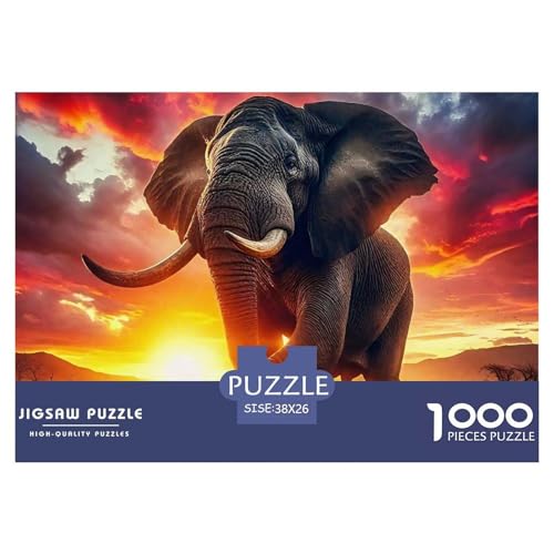 Elefanten 1000 Teile Puzzle Für Erwachsene Und Kinder Puzzles-Geschenk Für Pädagogisches Spiel 38x26cm/1000pcs Elefanten 1000 Teile Puzzle Für Erwachsene Und Kinder Puzzles-Geschenk Für Pädagogisches Spiel 38x26cm/1000pcs von VFQWPYAJN