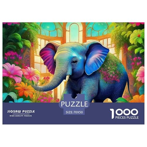 Elefanten 1000 Teile Puzzle Für Erwachsene Und Kinder Puzzles-Geschenk Herausforderung Spielzeug 70x50cm/1000pcs Elefanten 1000 Teile Puzzle Für Erwachsene Und Kinder Puzzles-Geschenk Herausforderung Spielzeug 70x50cm/1000pcs von VFQWPYAJN