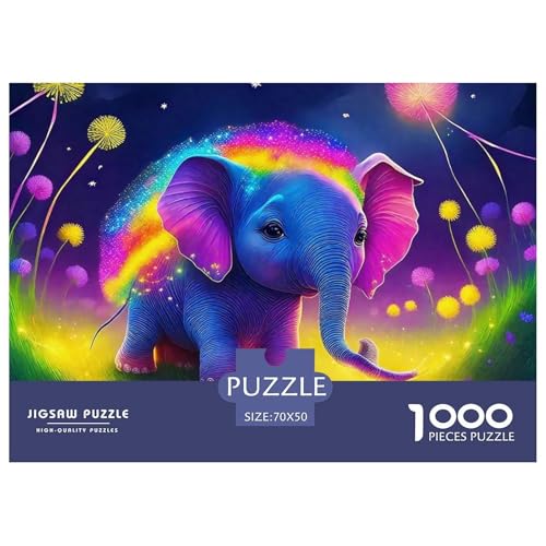Elefanten Puzzle 1000 Teile Für Erwachsene Puzzles-Geschenk Herausforderung Spielzeug 70x50cm/1000pcs Elefanten Puzzle 1000 Teile Für Erwachsene Puzzles-Geschenk Herausforderung Spielzeug 70x50cm/1000pcs von VFQWPYAJN