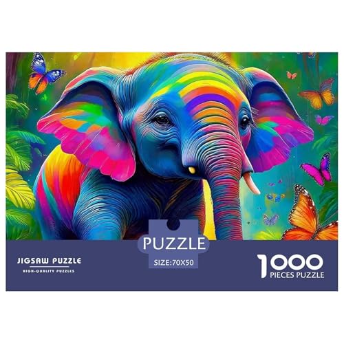Elefanten Puzzle 1000 Teile Für Erwachsene Und Kinder Ab 14 Jahren Clevere Rätsel Herausforderung Spielzeug 70x50cm/1000pcs Elefanten Puzzle 1000 Teile Für Erwachsene Und Kinder Ab 14 Jahren Clevere Rätsel Herausforderung Spielzeug 70x50cm/1000pcs von VFQWPYAJN