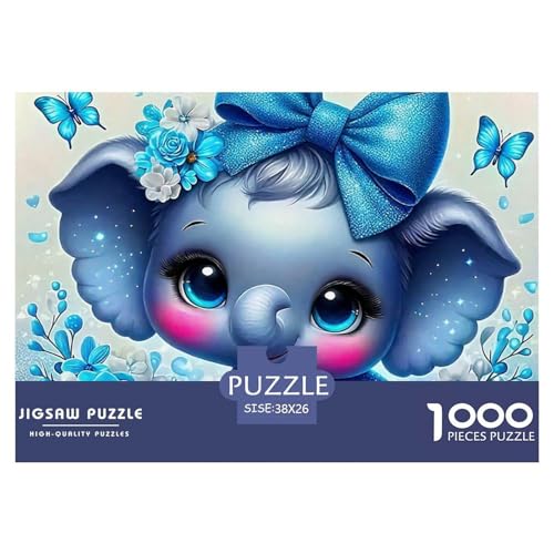 Elefanten Puzzle 1000 Teile Für Erwachsene Und Kinder Ab 14 Jahren Puzzles-Geschenk Herausforderung Spielzeug 38x26cm/1000pcs Elefanten Puzzle 1000 Teile Für Erwachsene Und Kinder Ab 14 Jahren Puzzles-Geschenk Herausforderung Spielzeug 38x26cm/1000pcs von VFQWPYAJN