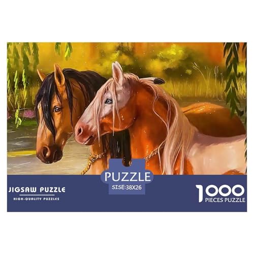 Pferd 1000 Teile Puzzle Für Erwachsene Clevere Rätsel Herausforderung Spielzeug 38x26cm/1000pcs Pferd 1000 Teile Puzzle Für Erwachsene Clevere Rätsel Herausforderung Spielzeug 38x26cm/1000pcs von VFQWPYAJN