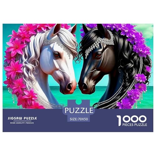 Pferd Puzzle 1000 Teile Für Erwachsene Kinder Clevere Rätsel Herausforderung Spielzeug 70x50cm/1000pcs Pferd Puzzle 1000 Teile Für Erwachsene Kinder Clevere Rätsel Herausforderung Spielzeug 70x50cm/1000pcs von VFQWPYAJN