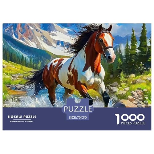 Pferd Puzzle 1000 Teile Für Erwachsene Kinder Clevere Rätsel Herausforderung Spielzeug 70x50cm/1000pcs Pferd Puzzle 1000 Teile Für Erwachsene Kinder Clevere Rätsel Herausforderung Spielzeug 70x50cm/1000pcs von VFQWPYAJN