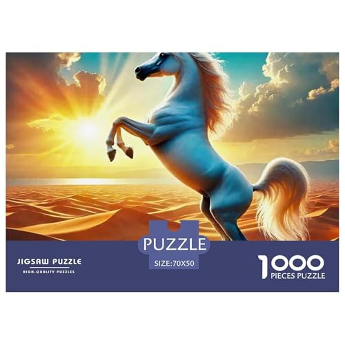 Pferd Puzzle 1000 Teile Für Erwachsene Mit Gemütliche Studie-Motiv Für Pädagogisches Spiel 70x50cm/1000pcs Pferd Puzzle 1000 Teile Für Erwachsene Mit Gemütliche Studie-Motiv Für Pädagogisches Spiel 70x50cm/1000pcs von VFQWPYAJN