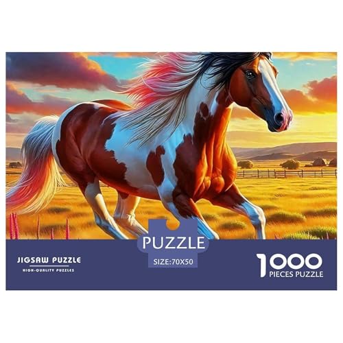 Pferd Puzzle 1000 Teile Für Erwachsene Puzzles-Geschenk Herausforderung Spielzeug 70x50cm/1000pcs Pferd Puzzle 1000 Teile Für Erwachsene Puzzles-Geschenk Herausforderung Spielzeug 70x50cm/1000pcs von VFQWPYAJN