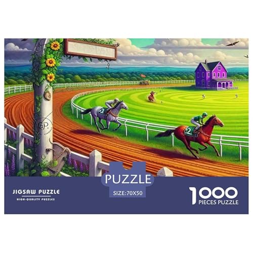 Pferd Puzzle 1000 Teile Für Erwachsene Puzzles-Geschenk Herausforderung Spielzeug 70x50cm/1000pcs Pferd Puzzle 1000 Teile Für Erwachsene Puzzles-Geschenk Herausforderung Spielzeug 70x50cm/1000pcs von VFQWPYAJN