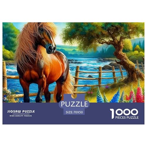 Pferd Puzzle 1000 Teile Für Erwachsene Und Kinder Ab 14 Jahren Clevere Rätsel Impossible Game 70x50cm/1000pcs Pferd Puzzle 1000 Teile Für Erwachsene Und Kinder Ab 14 Jahren Clevere Rätsel Impossible Game 70x50cm/1000pcs von VFQWPYAJN