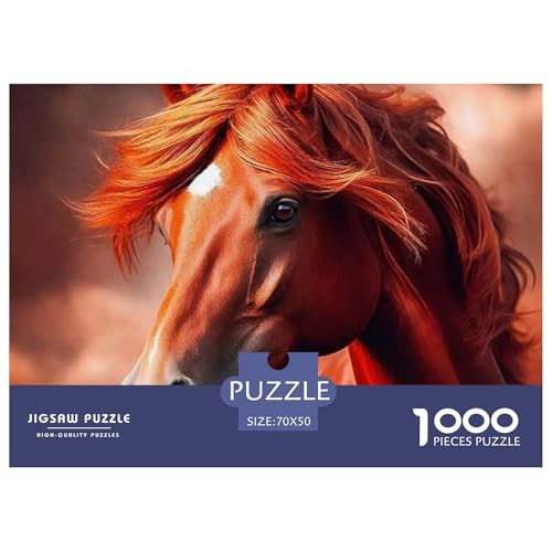 Pferd Puzzle 1000 Teile Für Erwachsene Und Kinder Ab 14 Jahren Clevere Rätsel Impossible Game 70x50cm/1000pcs Pferd Puzzle 1000 Teile Für Erwachsene Und Kinder Ab 14 Jahren Clevere Rätsel Impossible Game 70x50cm/1000pcs von VFQWPYAJN