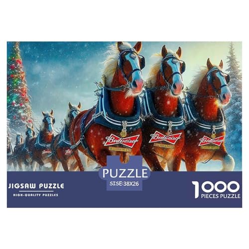 Pferd Puzzle 1000 Teile Für Erwachsene Und Kinder Ab 14 Jahren Puzzles-Geschenk Herausforderung Spielzeug 38x26cm/1000pcs Pferd Puzzle 1000 Teile Für Erwachsene Und Kinder Ab 14 Jahren Puzzles-Geschenk Herausforderung Spielzeug 38x26cm/1000pcs von VFQWPYAJN