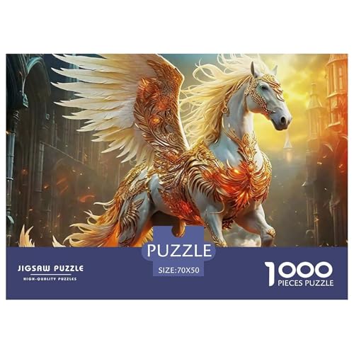 Pferd Puzzle 1000 Teile Für Erwachsene Und Kinder Ab 14 Jahren Puzzles-Geschenk Impossible Game 70x50cm/1000pcs von VFQWPYAJN