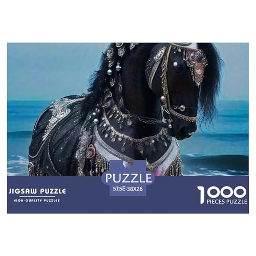 Pferd Puzzle 1000 Teile Für Erwachsene Und Kinder Clevere Rätsel Für Pädagogisches Spiel 38x26cm/1000pcs von VFQWPYAJN