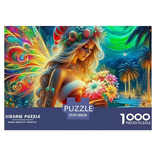 Puzzle mit Weihnachtsmann, 1000 Teile, für Erwachsene und Kinder, Denkspiele, schöne Dekoration, 38 x 26 cm, 1000 Teile Puzzle mit Weihnachtsmann, 1000 Teile, für Erwachsene und Kinder, Denkspiele, schöne Dekoration, 38 x 26 cm, 1000 Teile von VFQWPYAJN